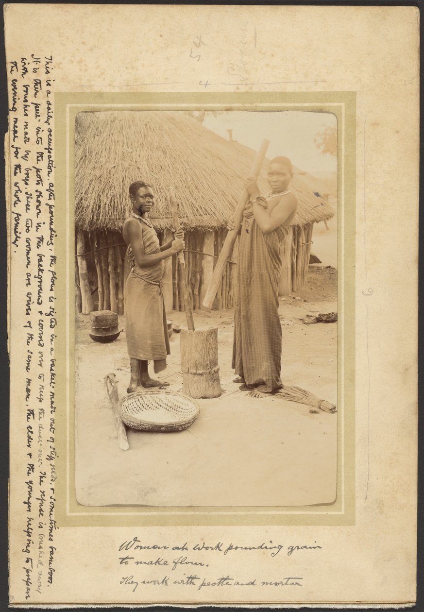 Pounding Maize into Flour by Unknown artist