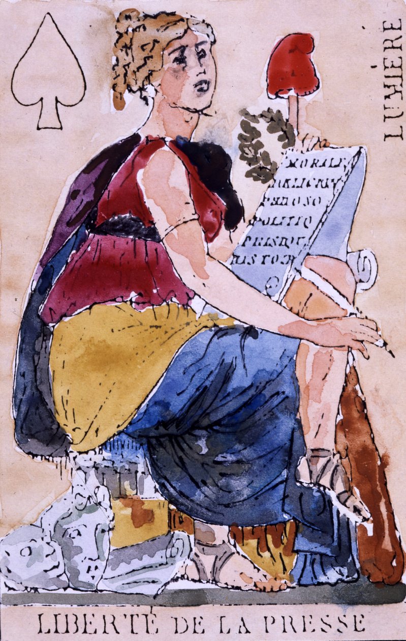 Press Freedom - Revolutionary Play Card by Unknown artist