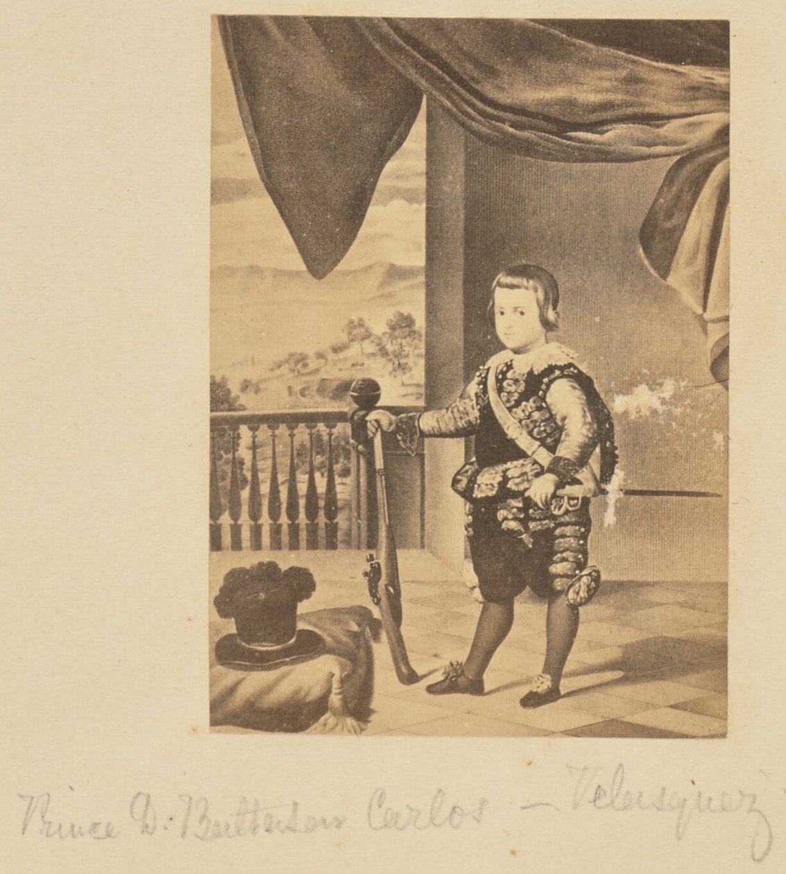 Prince Balthasar Carlos - Velázquez by Unknown artist
