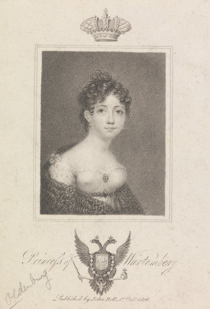 Princess of Wurtemberg by Unknown artist