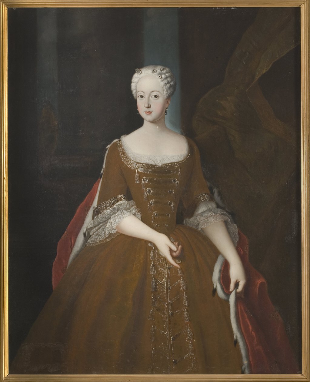 Portrait of Princess Friederike Luise of Prussia (1714-1784), Margravine of Brandenburg-Ansbach by Unknown artist