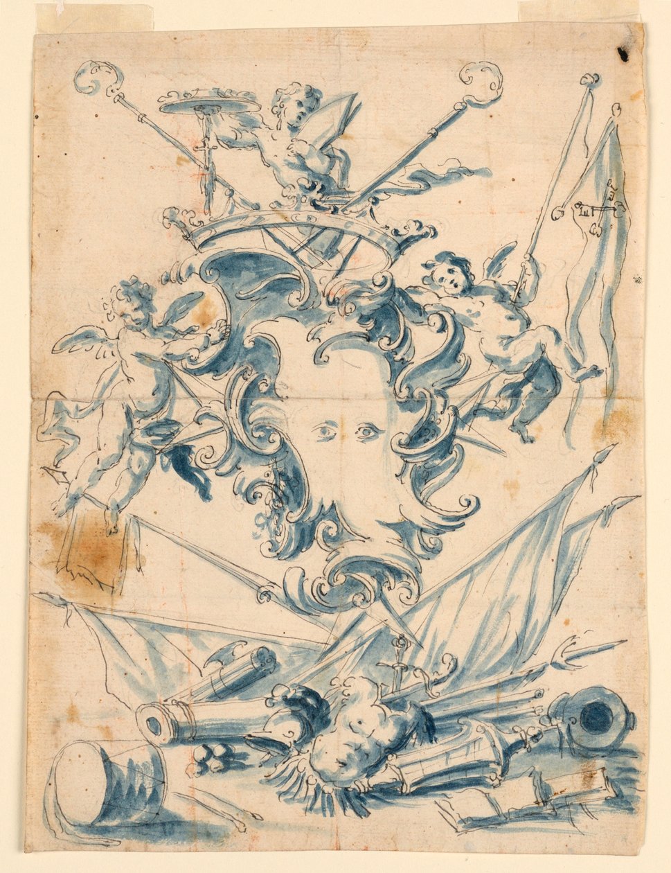 Project for the Coat of Arms of a Cardinal by Unknown artist