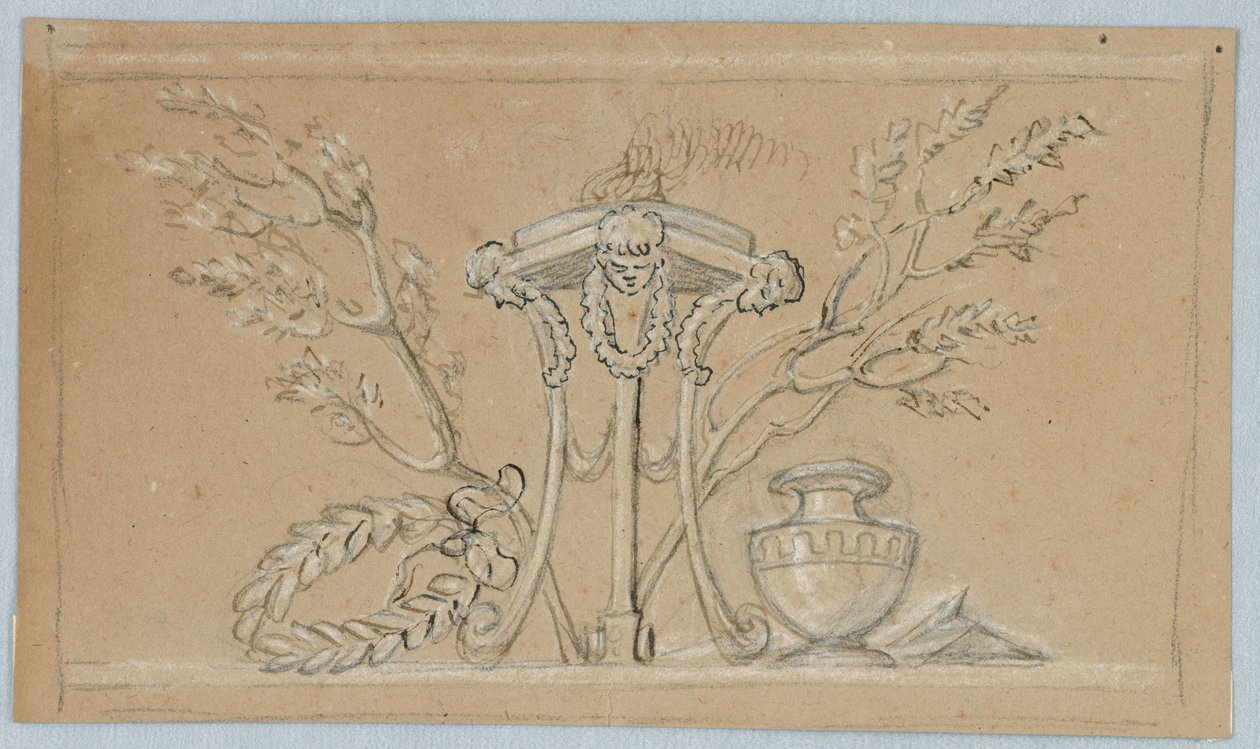 Project for the Decoration of an Oblong Panel by Unknown artist