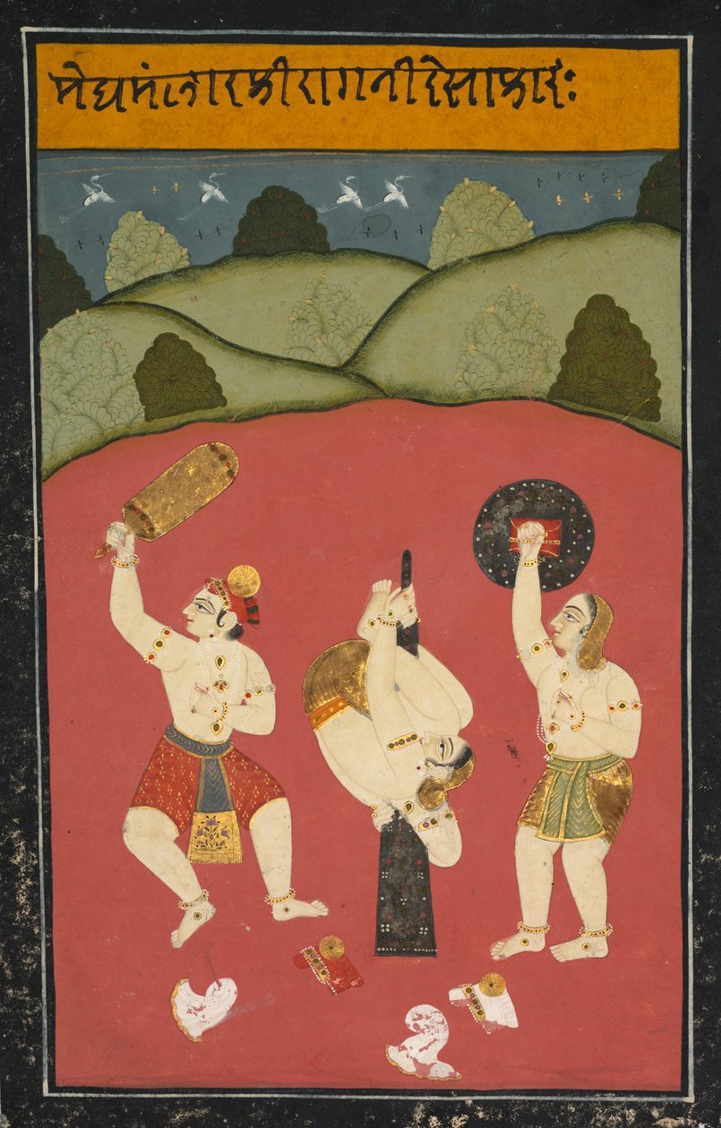 Ragini Desakh of Meghamalhar by Unknown artist