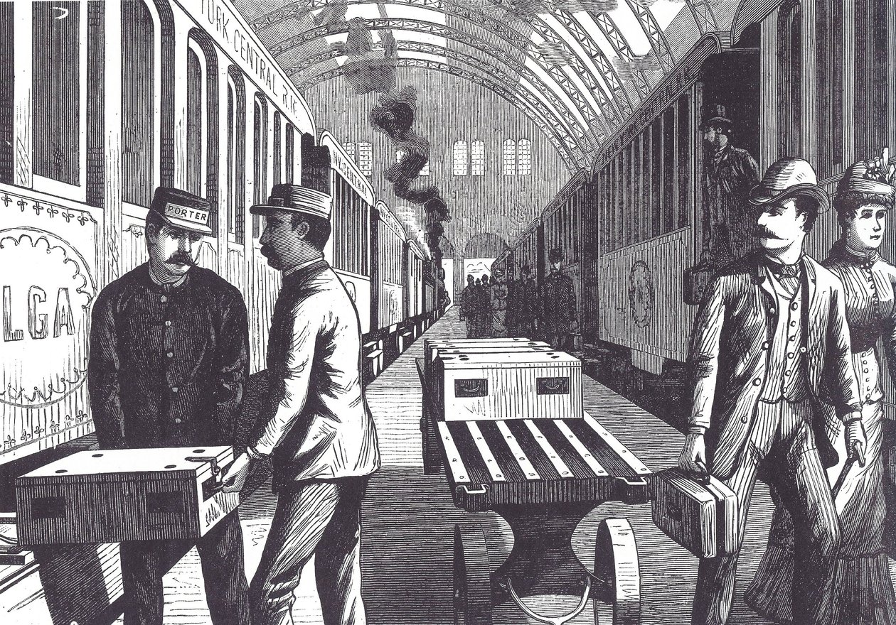 Railway Porters, Late 19th Century by Unknown artist