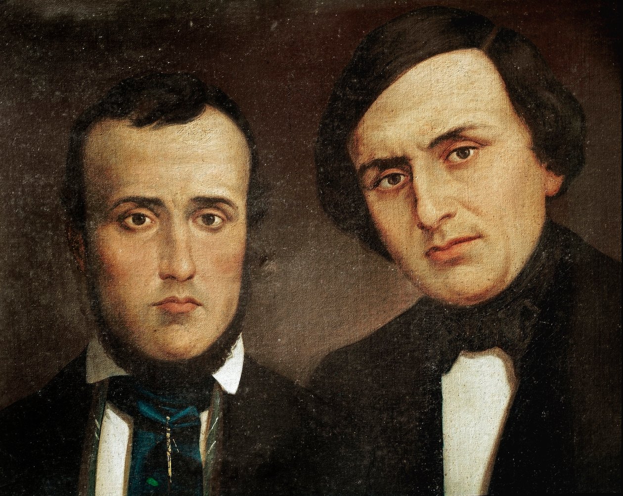 Portrait of Attilio and Emilio Bandiera by Unknown artist
