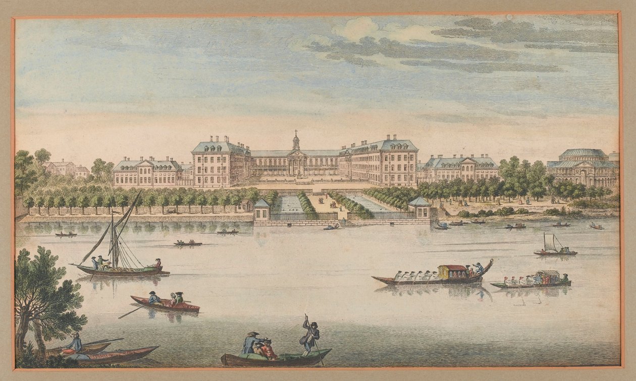 Royal Hospital Chelsea, View from the River by Unknown