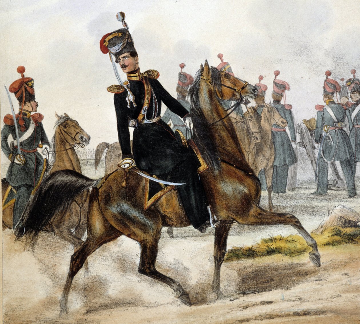 Russian Cossacks by Unknown artist