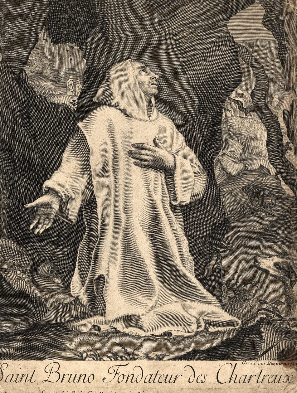 Saint Bruno, founder of the Order of the Carthusian (Cologne, c. 1035 in Serra San Bruno, Calabria by Unknown artist