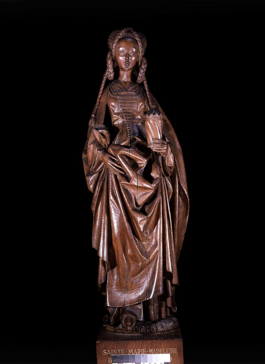 Saint Mary Magdalene in Mary of Burgundy, daughter of Charles the Temeraire, carved wood by Unknown artist