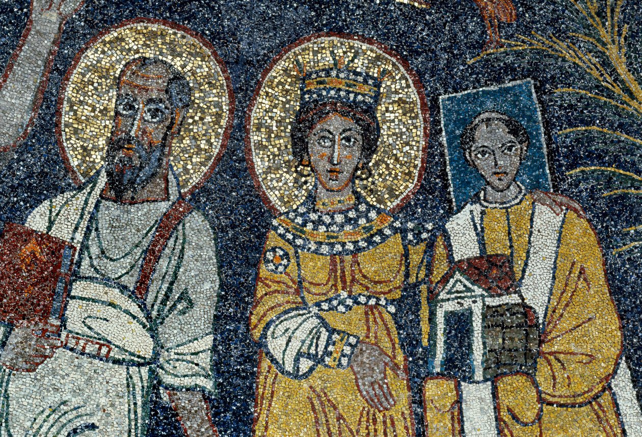 Saint Paul, Saint Cecile and Saint Pascal (detail) by Unknown artist