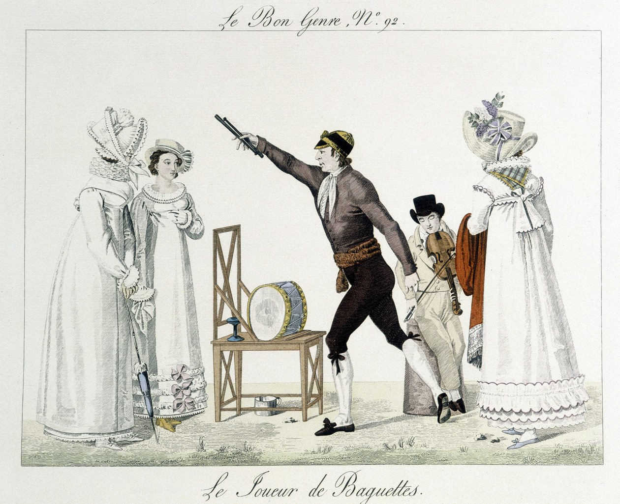Saltimbanks: The Player of Chopsticks - in "The Good Genre", early 19th century by Unknown artist