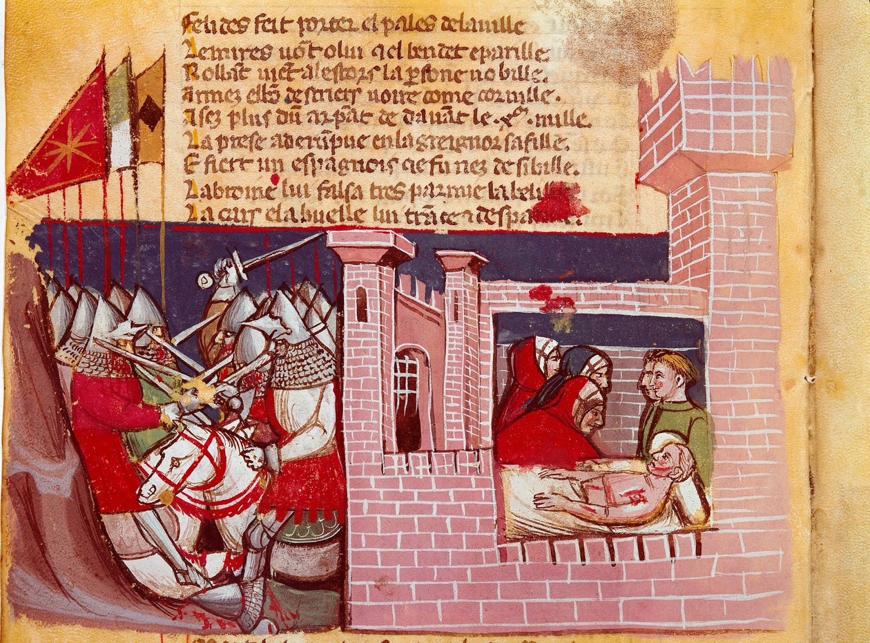 Scene of the Battle of Roncesvaux in 778 by Unknown artist