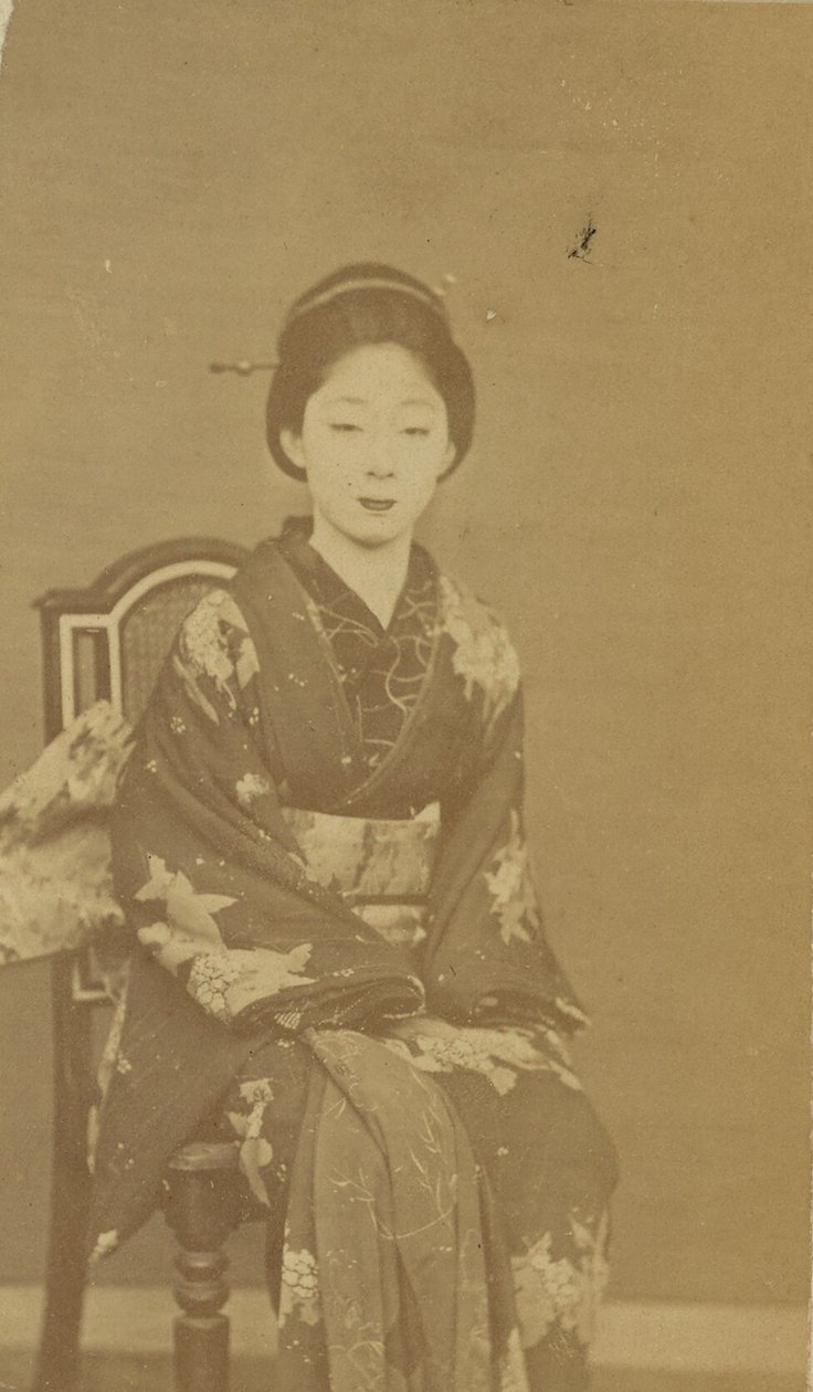Seated Japanese Woman by Unknown artist