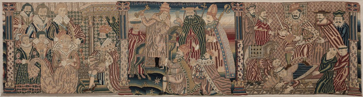 Sections of an Embroidered Frieze by Unknown artist