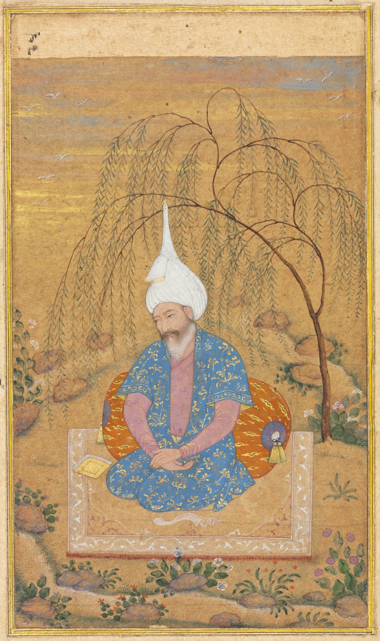 Shah Tahmasp I (1514-1576) Seated in a Landscape by Unknown artist