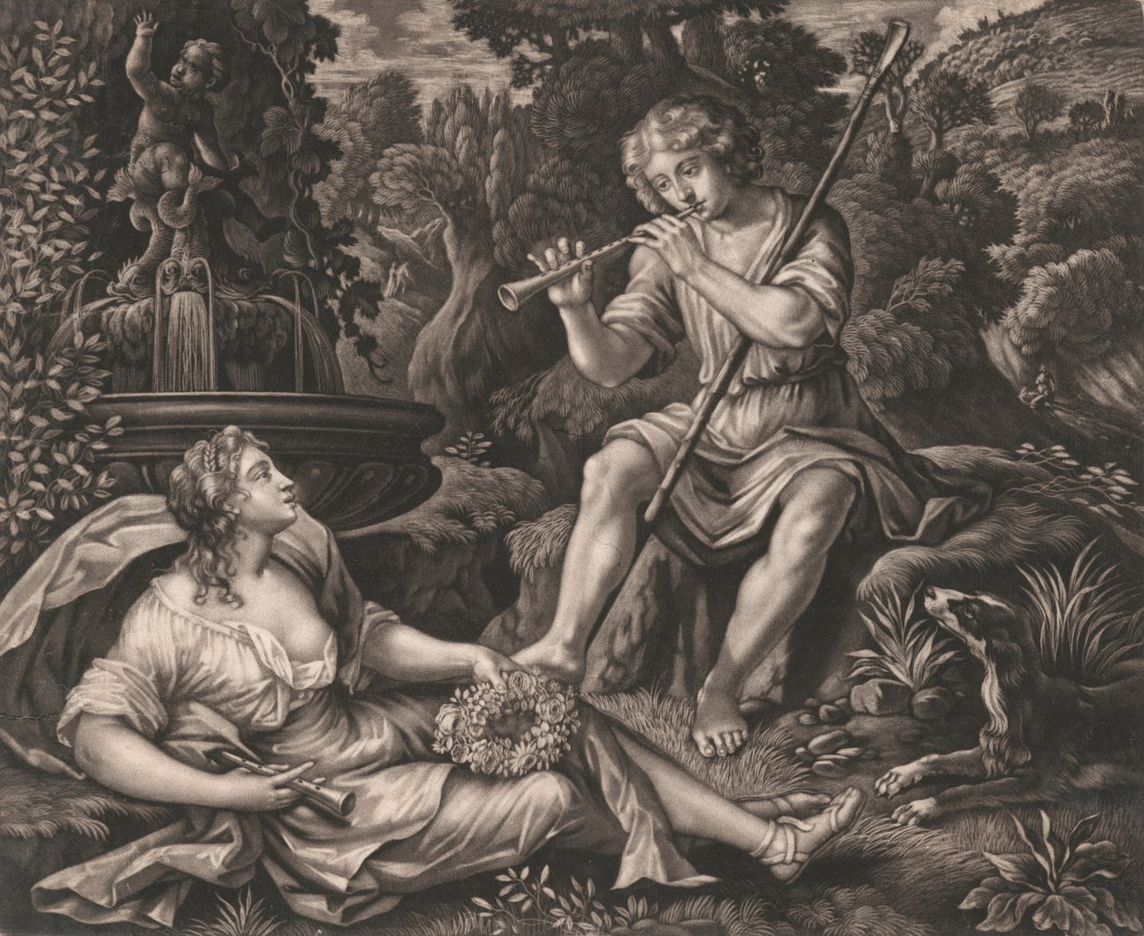 Shepherd and Shepherdess by Unknown artist