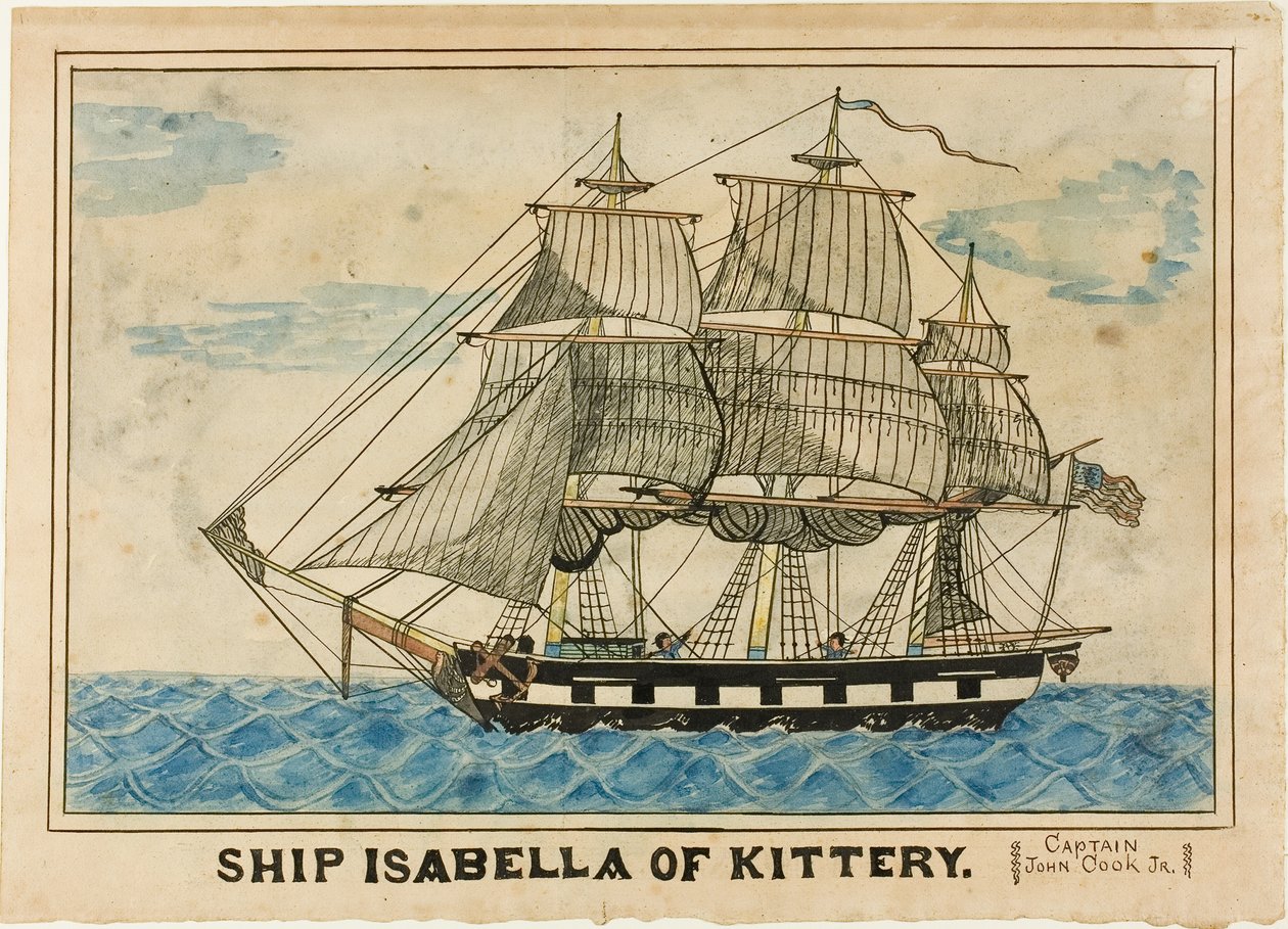 Ship Isabella of Kittery by Unknown artist