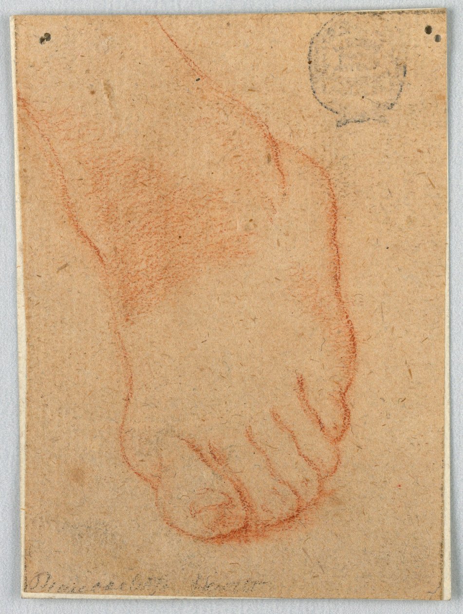 Sketch of a Left Foot by Unknown artist