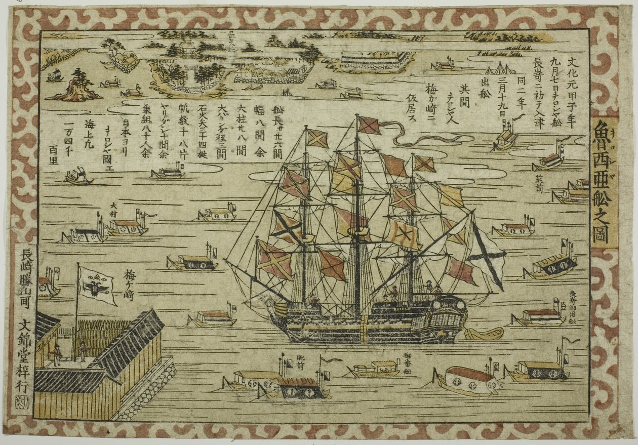 Sketch of a Russian Vessel, Resanov
