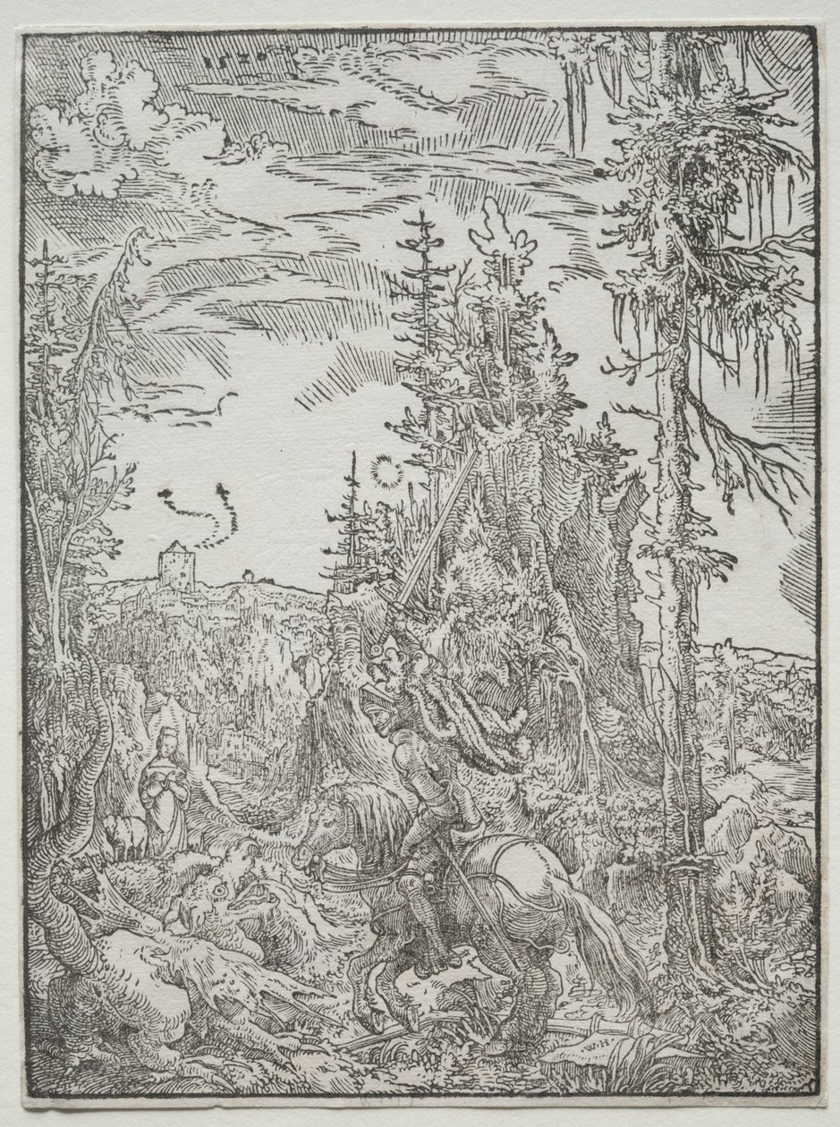 St. George and the Dragon by Unknown artist