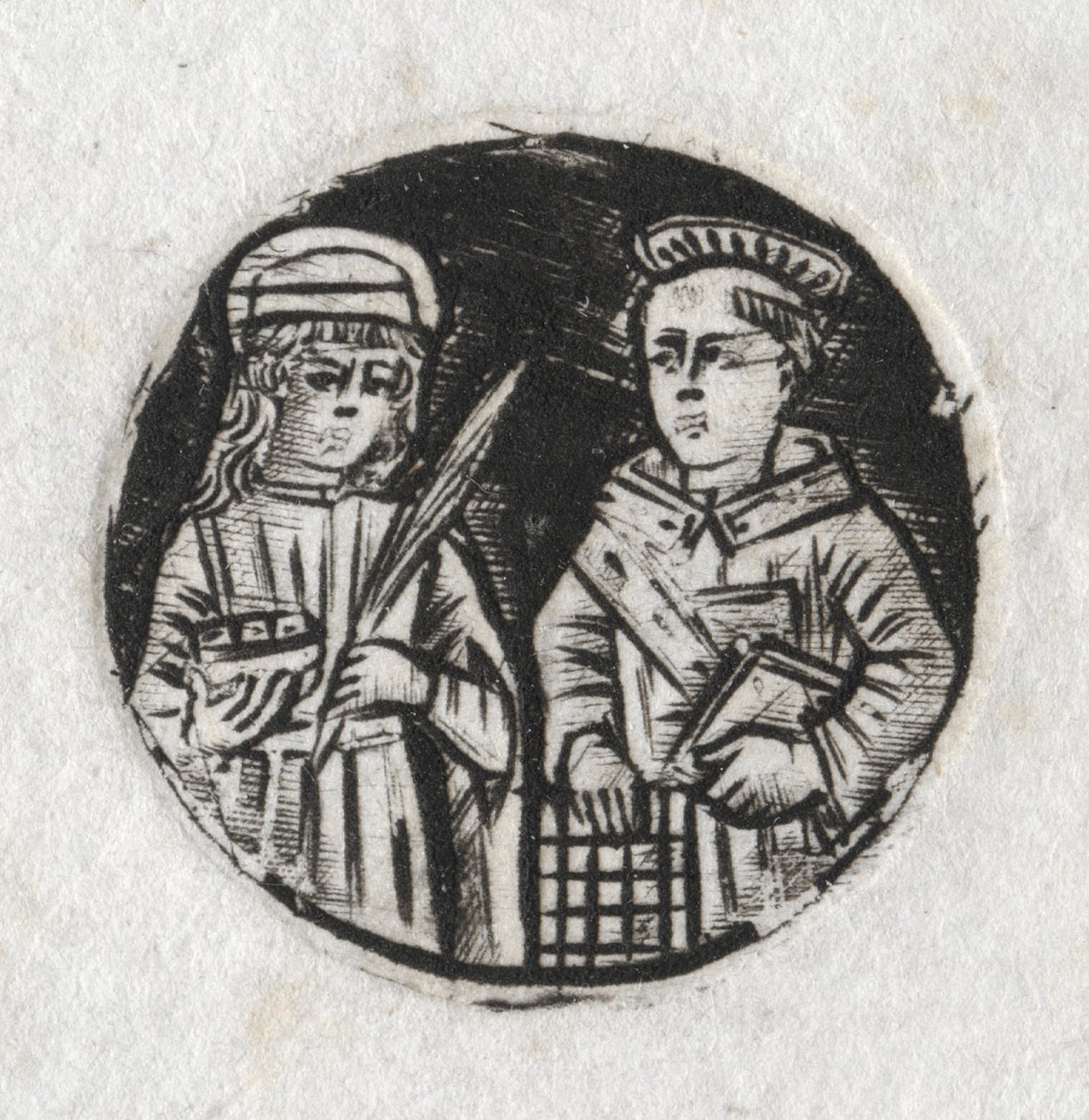 St. Lawrence and St. Lucy by Unknown artist