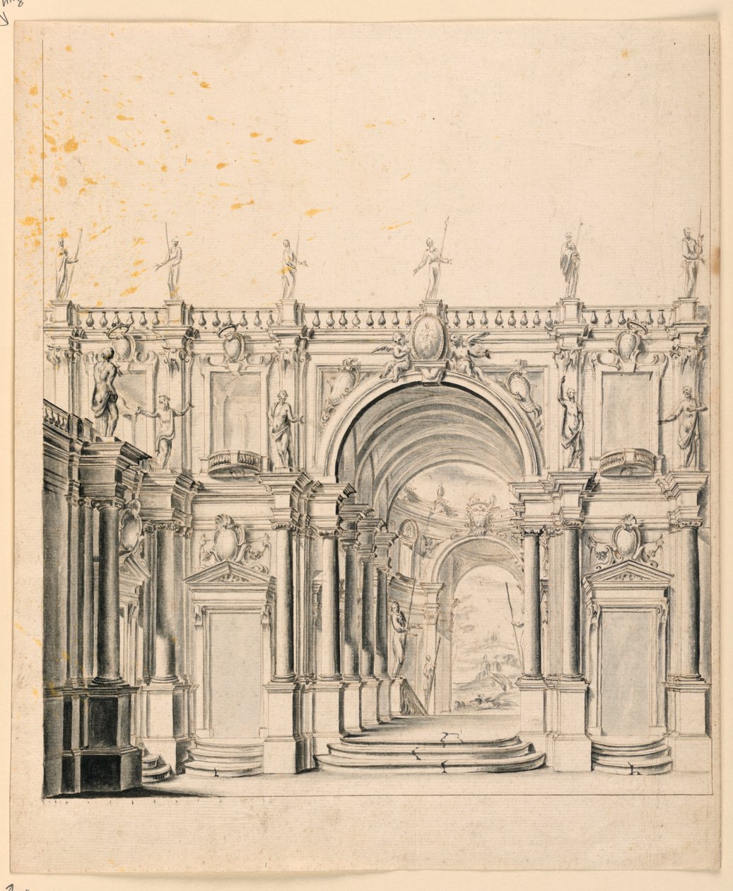 Stage Design: Palace Architecture by Unknown artist