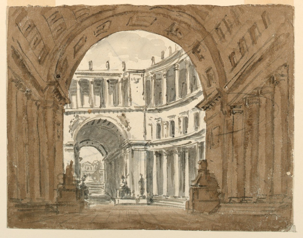 Stage Design, Palace Court by Unknown artist