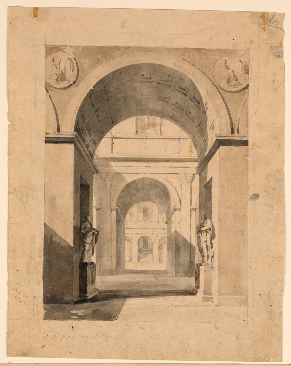 Stage Design, Palace Courts by Unknown artist
