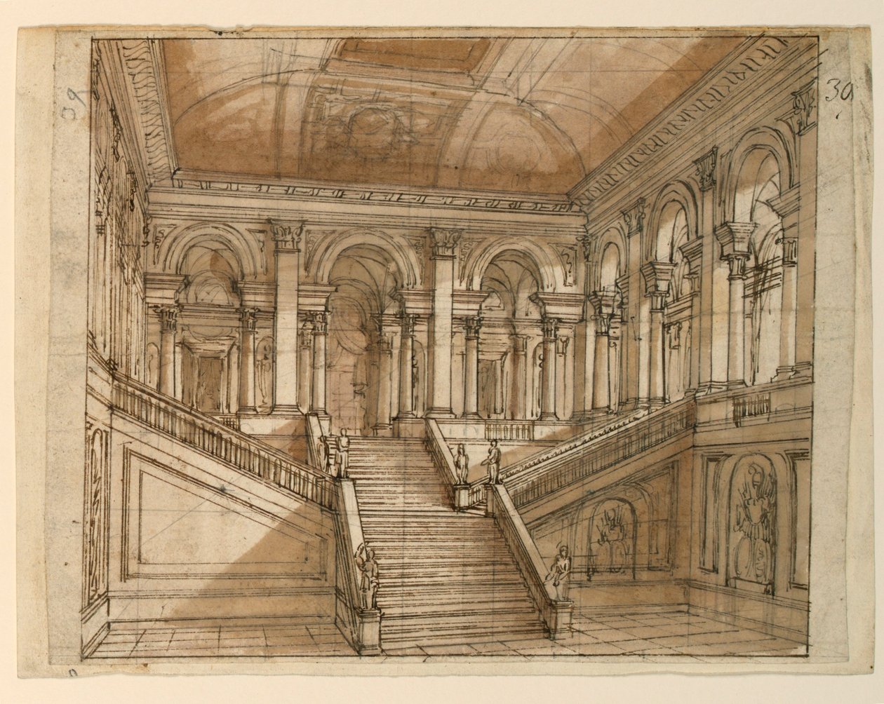 Stage Design, Palace Interior by Unknown artist