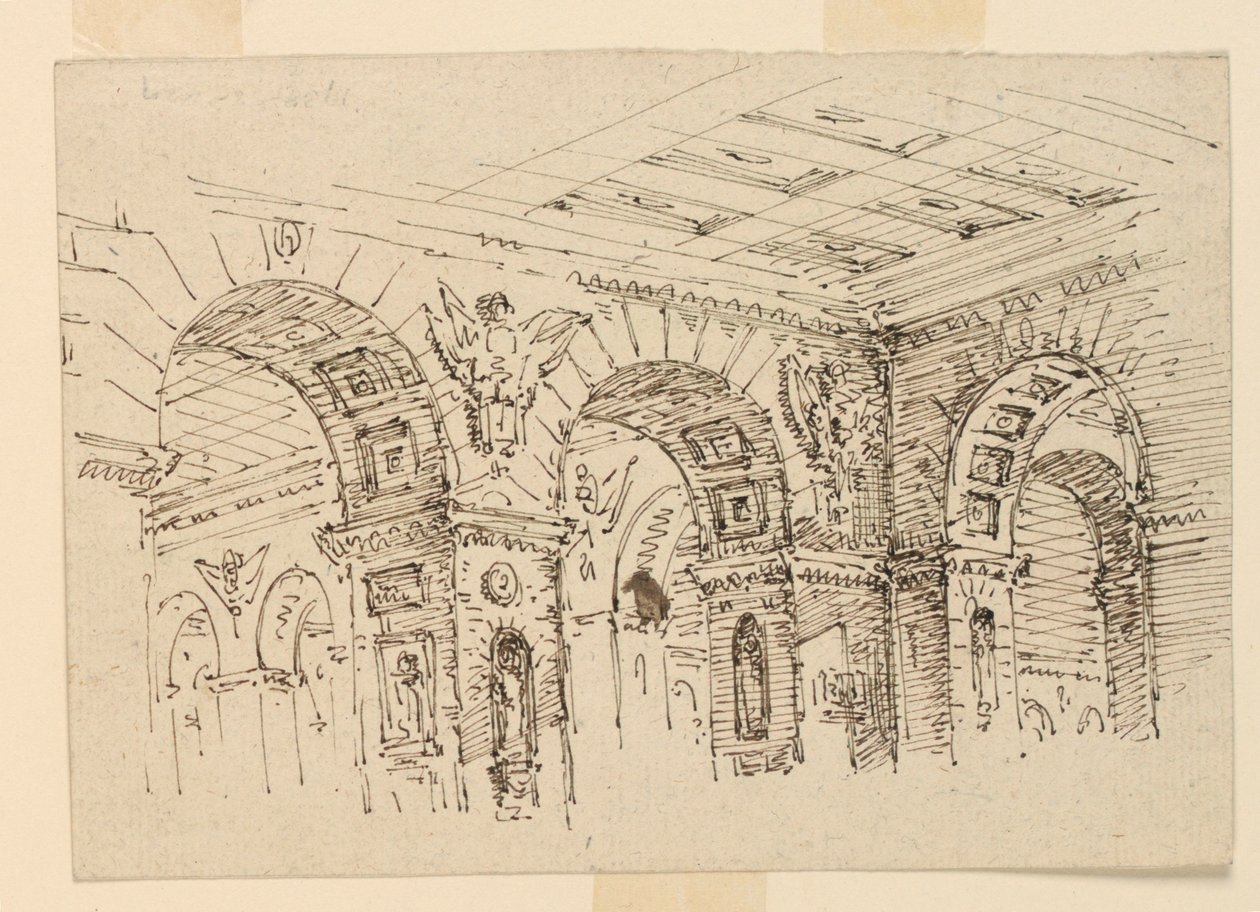 Stage Design, Palace Interior by Unknown artist