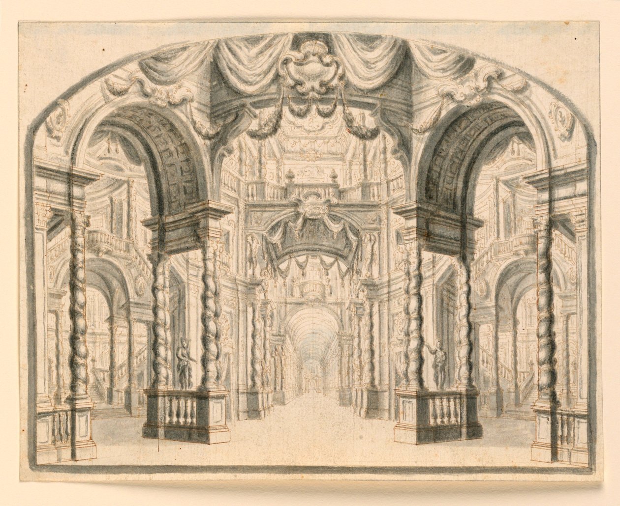 Stage Design: Palace Interior by Unknown artist
