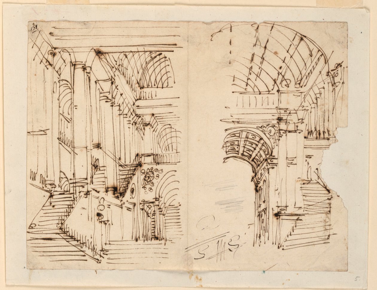 Stage Design, Staircases by Unknown artist