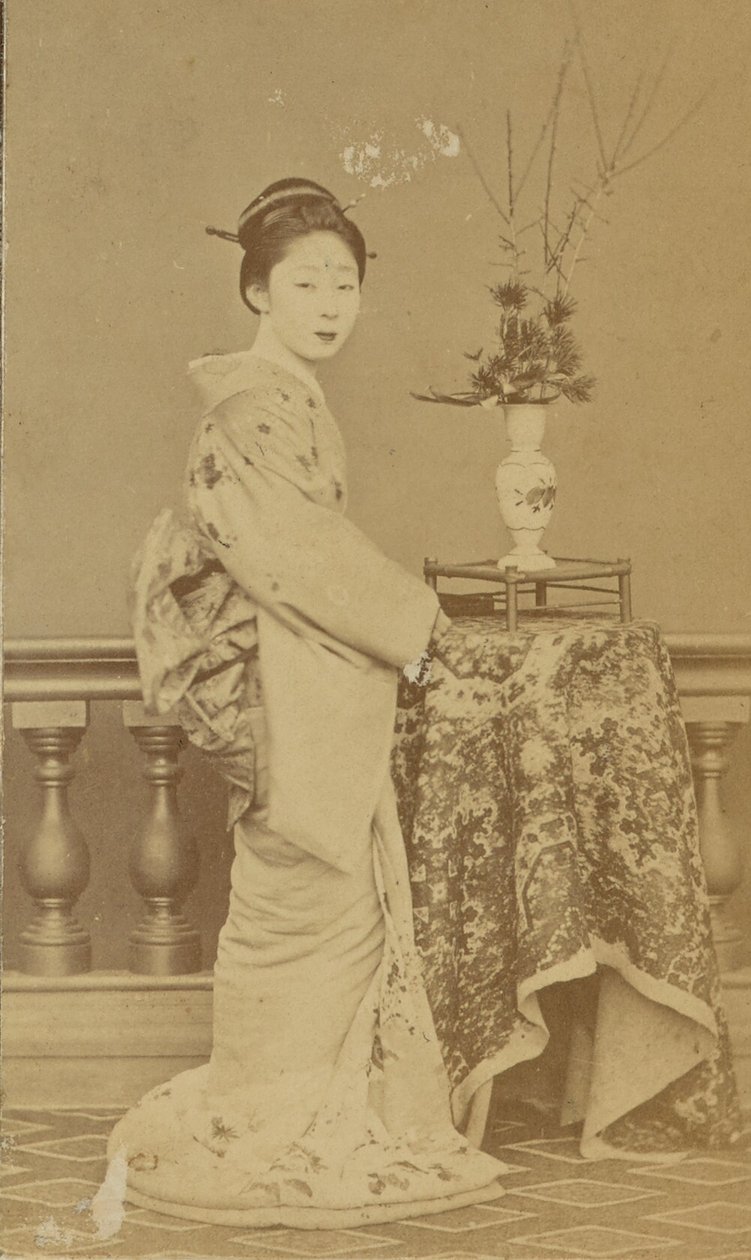 Standing Japanese Woman by Unknown artist