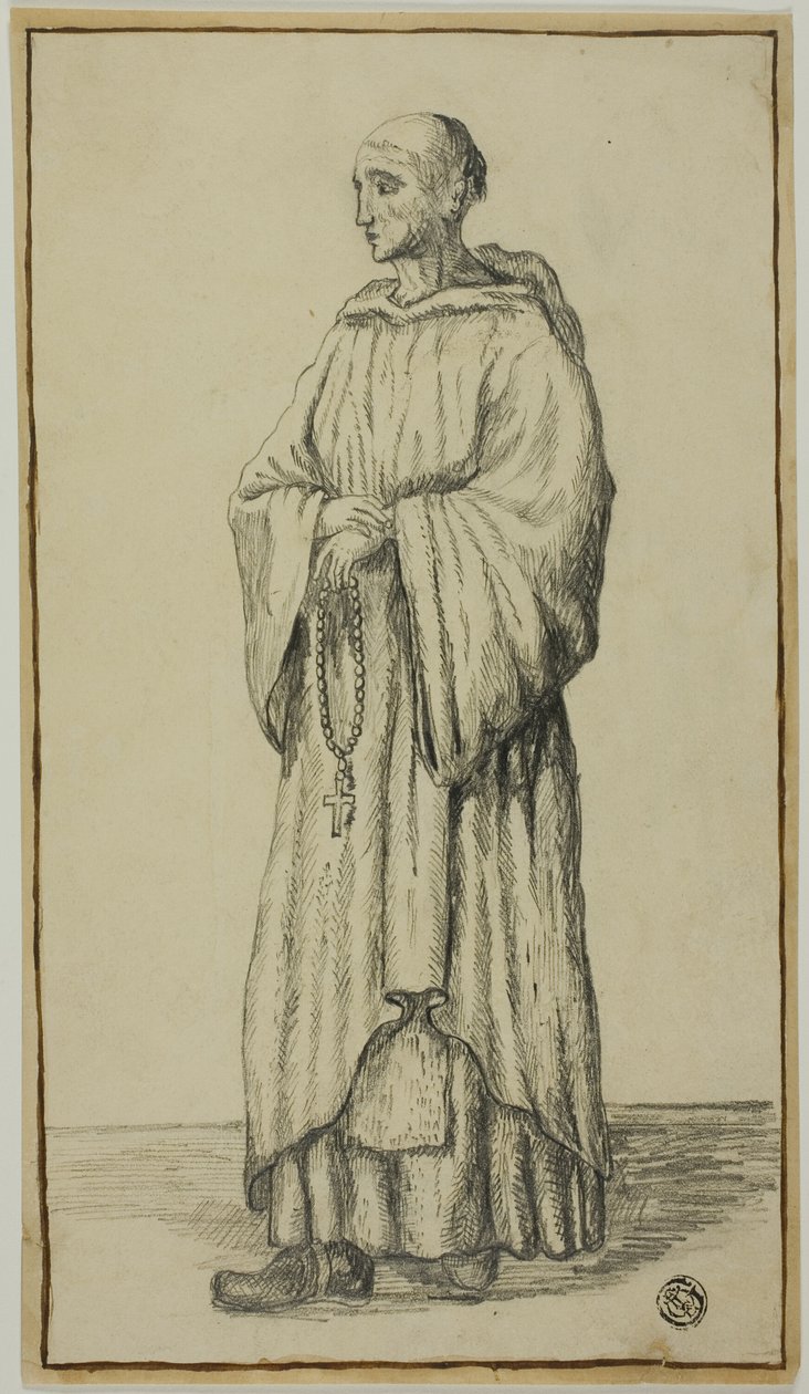 Standing Monk by Unknown artist