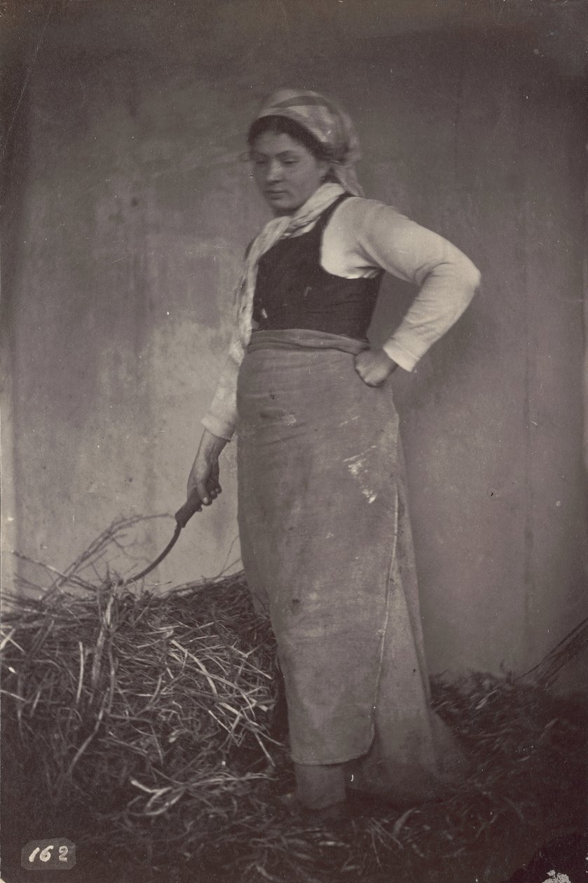 Standing Woman with a Scythe by Unknown artist