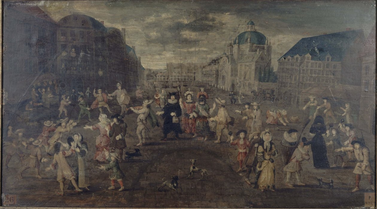 Street pranks in Paris, between 1501 and 1600 by Unknown artist