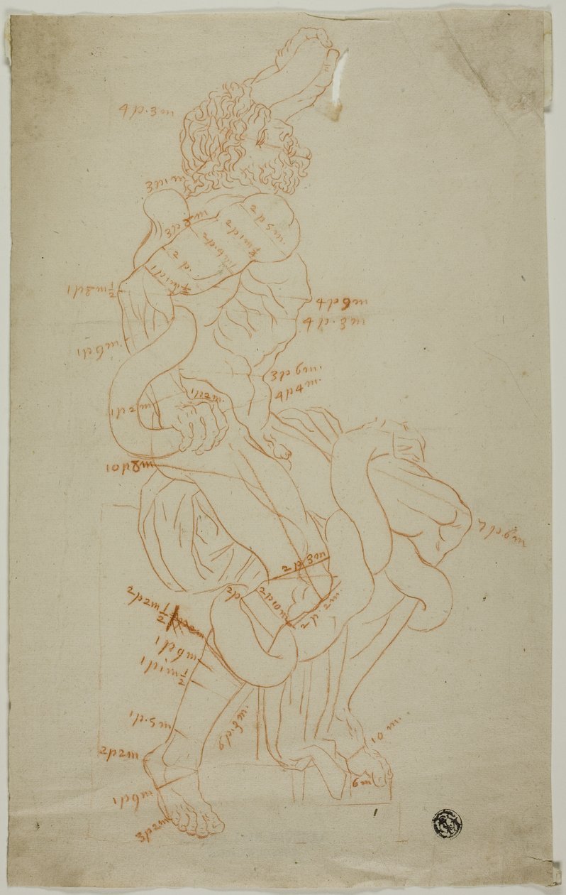 Study After Laocoon Sculpture by Unknown artist