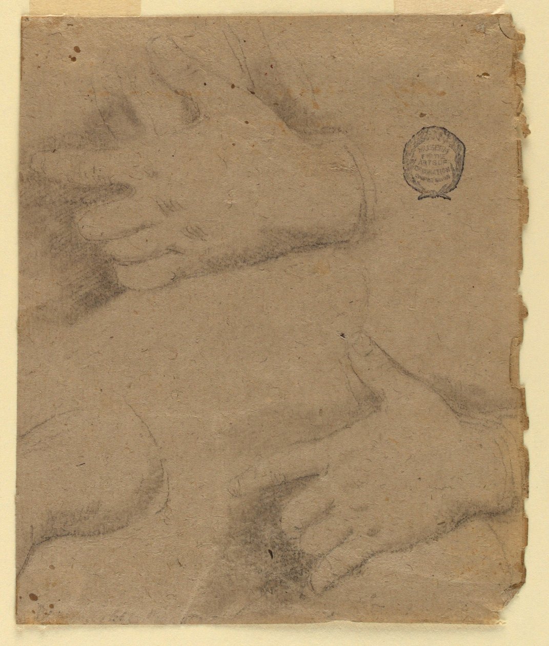 Study: Three Left Hands by Unknown artist