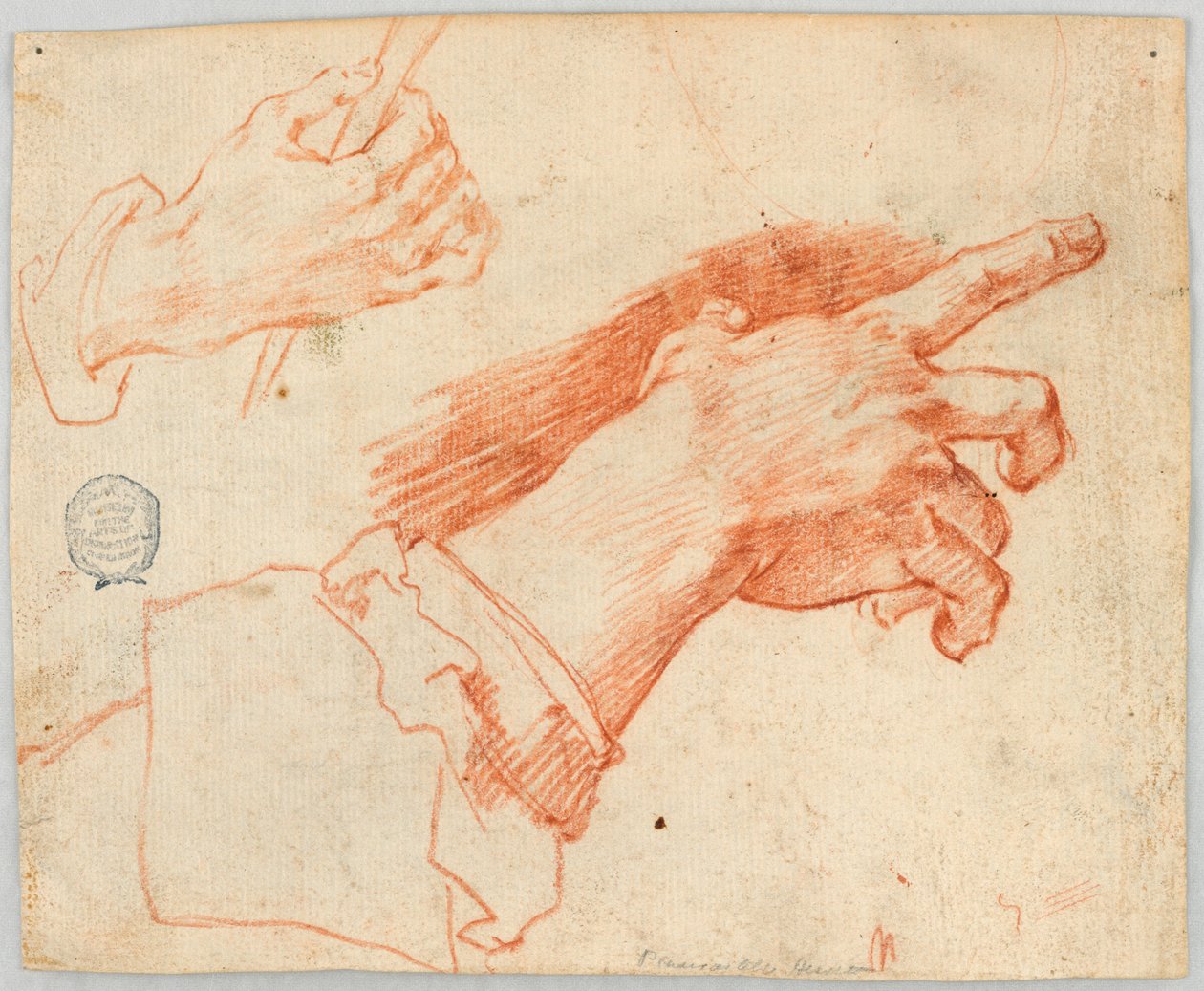 Study of Gesturing Hands by Unknown artist