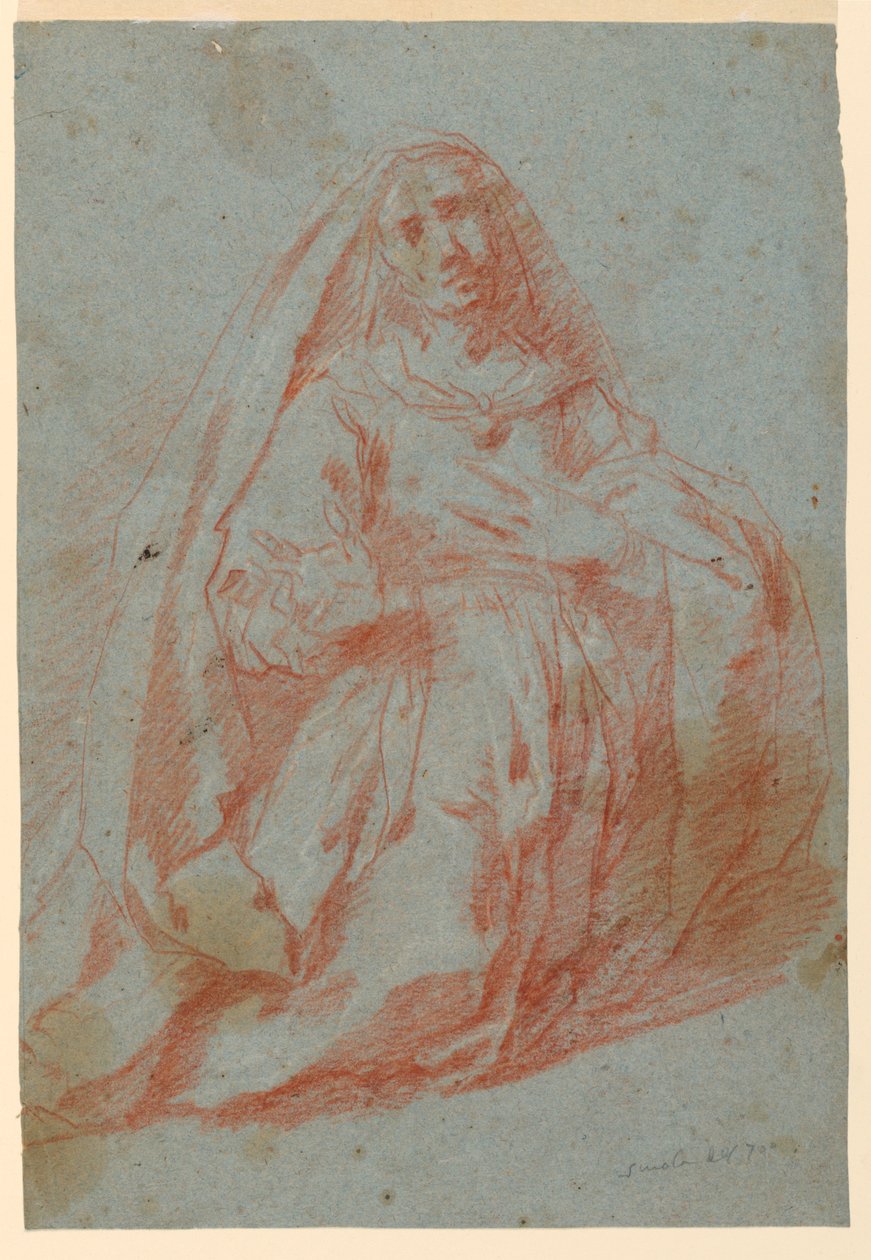 Study of a Mourning Woman by Unknown artist