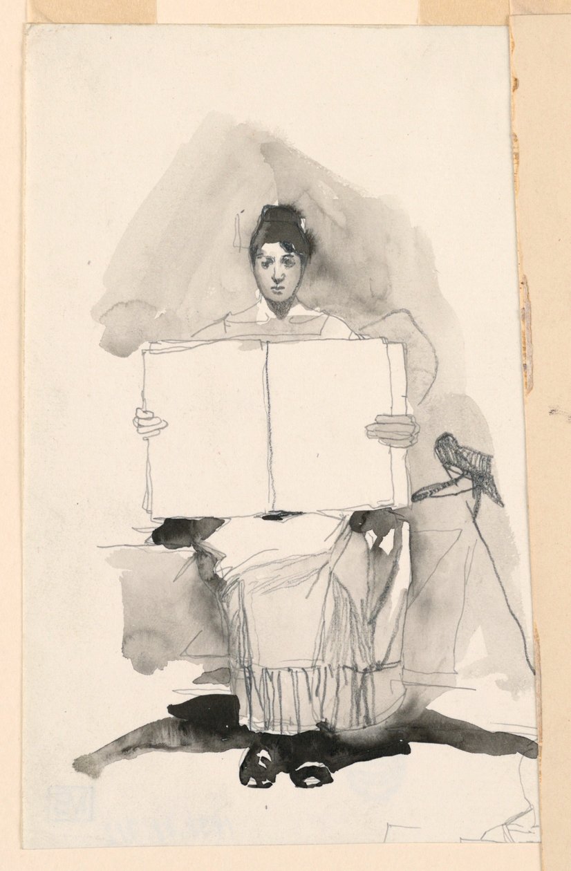 Study of a Young Woman by Unknown artist