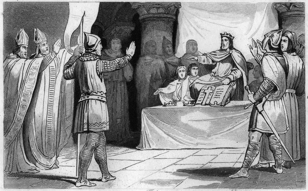 Succession of Louis 1st the Pious or the Debonnaire, 816: The Emperor of the West by Unknown artist