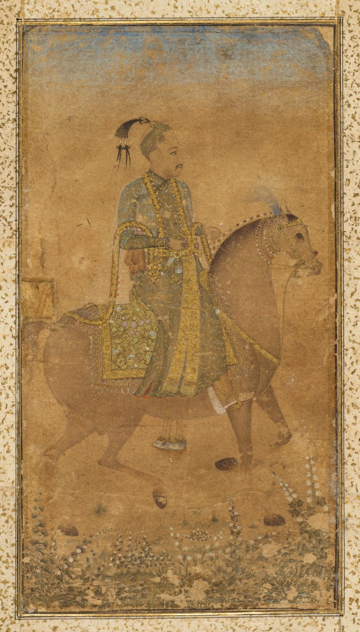 Sultan Abdullah Qutb Shah (1614-74) on Horseback by Unknown artist
