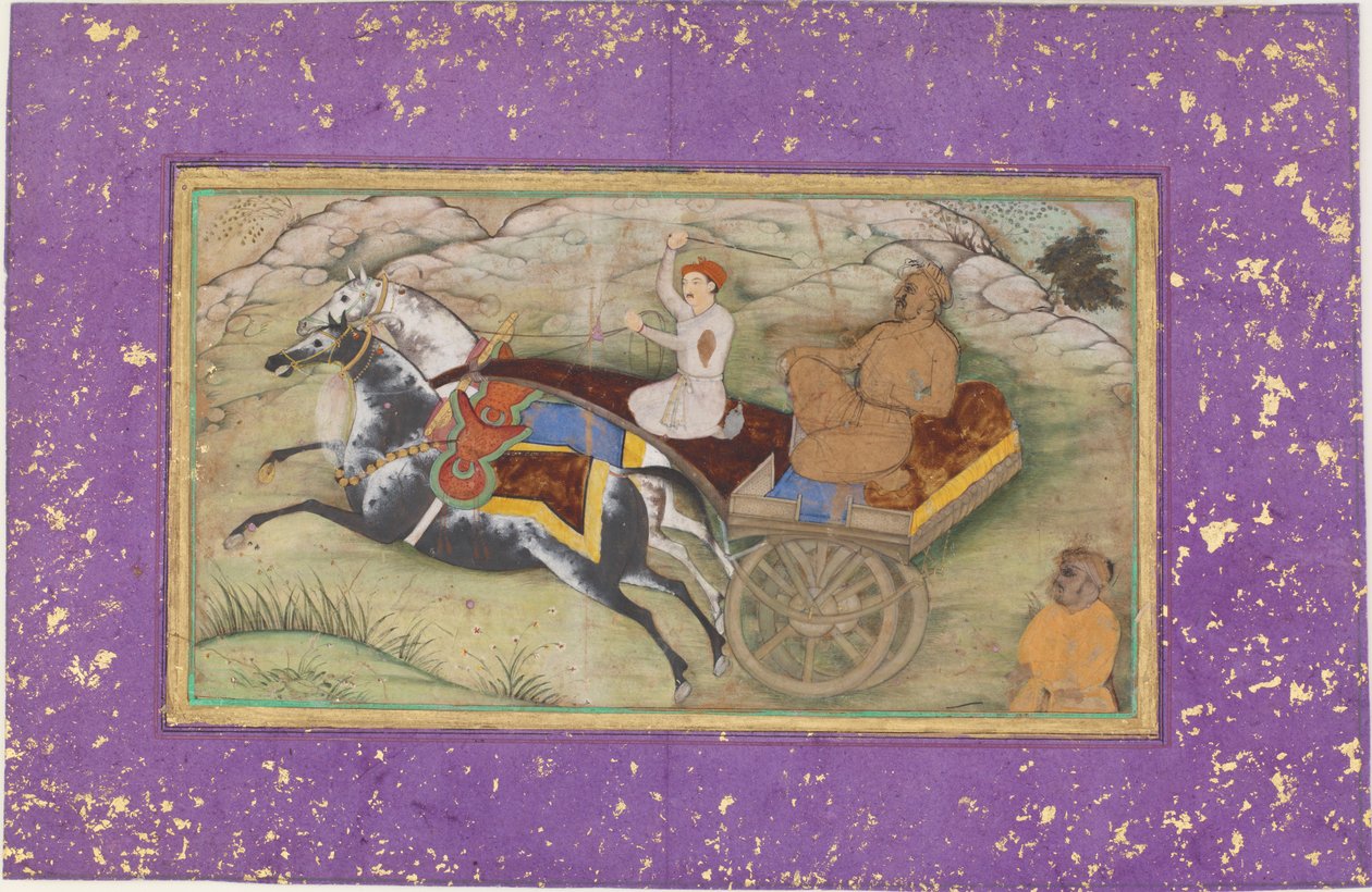 Sultan Salim in a Carriage by Unknown artist