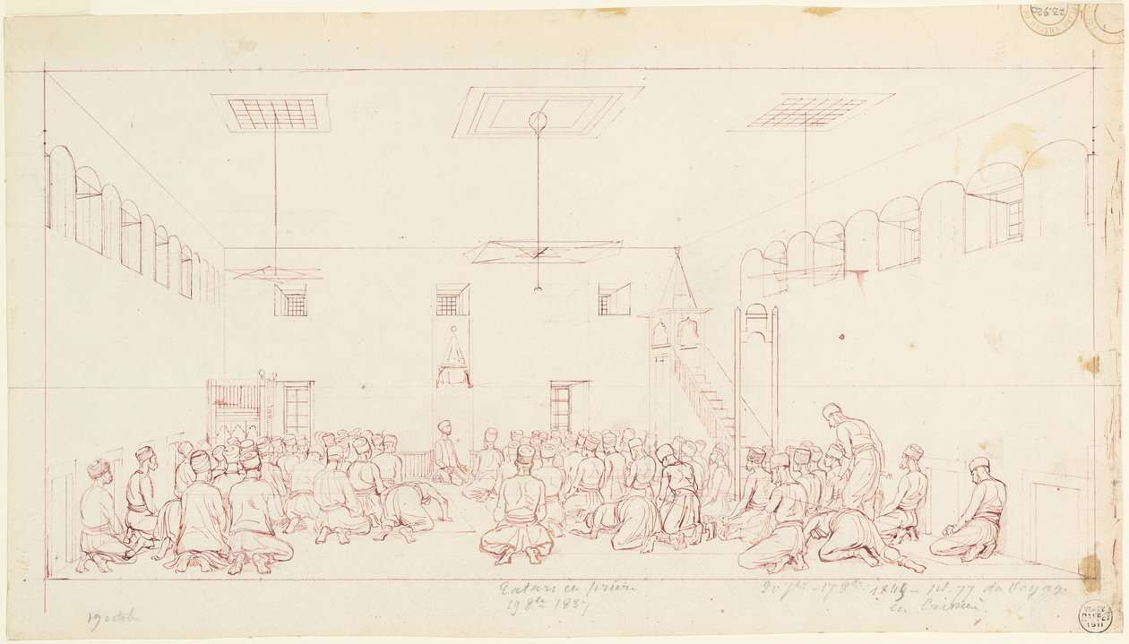 Tartars at Prayer by Unknown artist