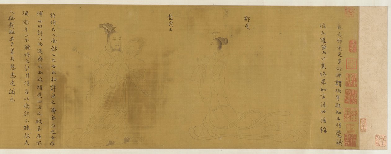 Ten Figures of Men and Women of Rank by Unknown artist