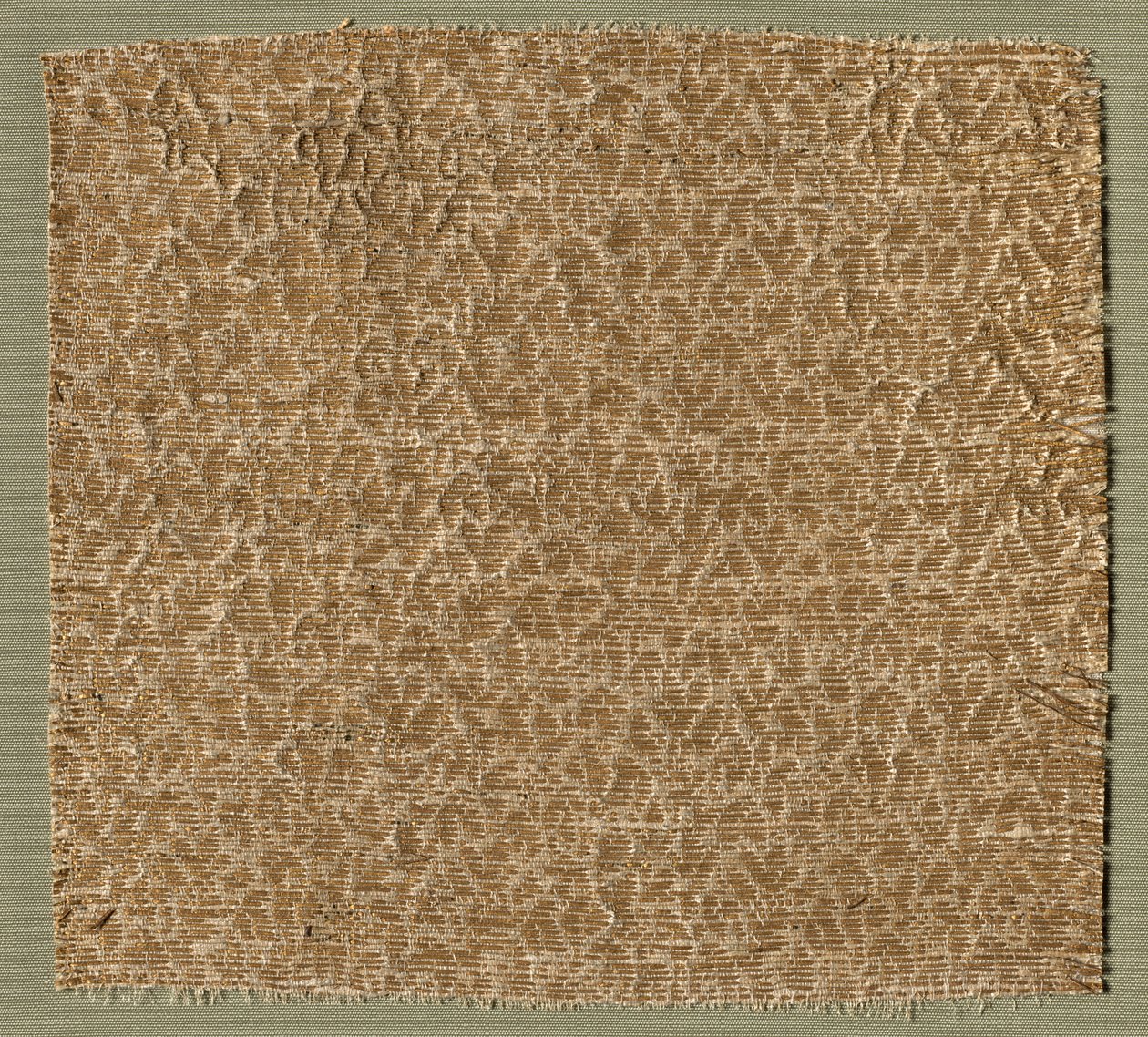 Textile with Tiny Leaves by Unknown artist
