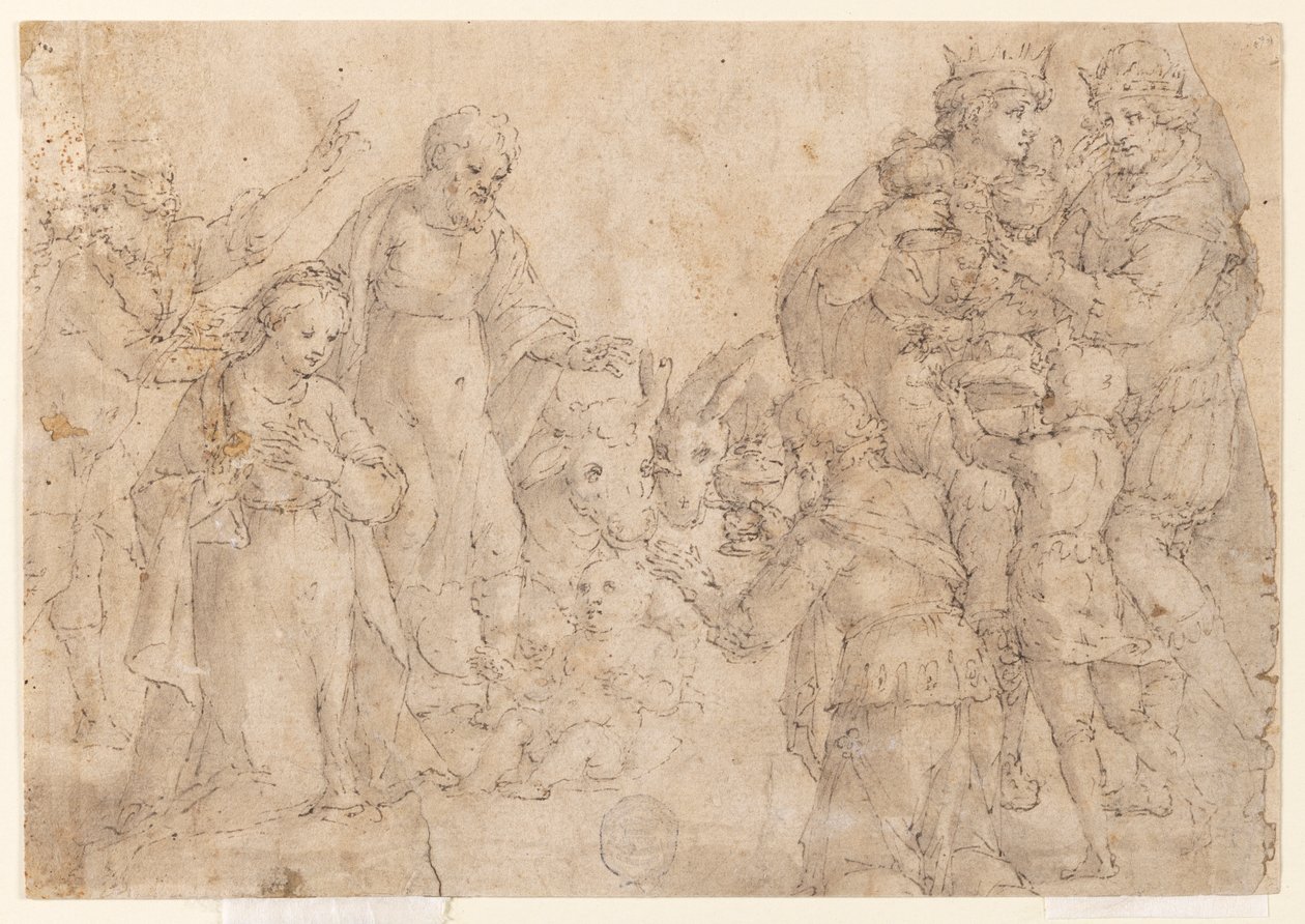The Adoration of the Magi by Unknown artist