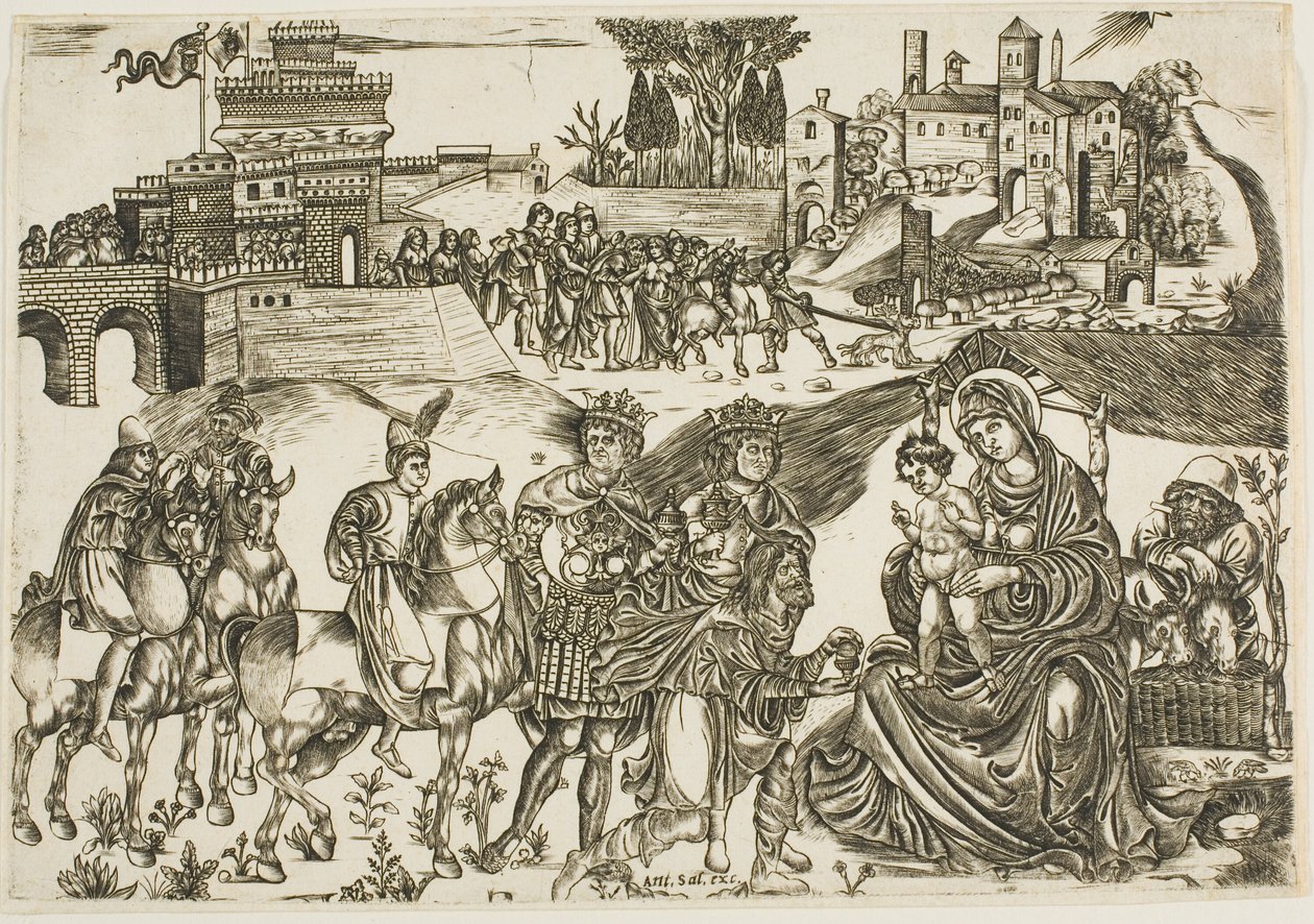 The Adoration of the Magi by Unknown artist